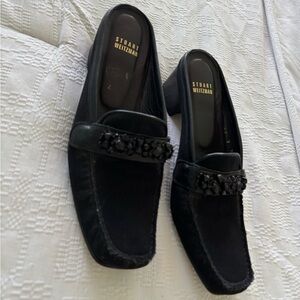 Stuart Weitzman Black Brown Loafer